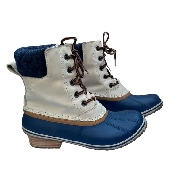 Sorel Slimpack Lace II Boots Women's Size 8.5 EU Size 39.5 Warm Waterproof - Picture 1 of 11
